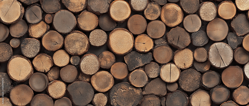A Captivating Wall of Natural Wood Texture. A Captivating Wall of Natural Wood Texture.