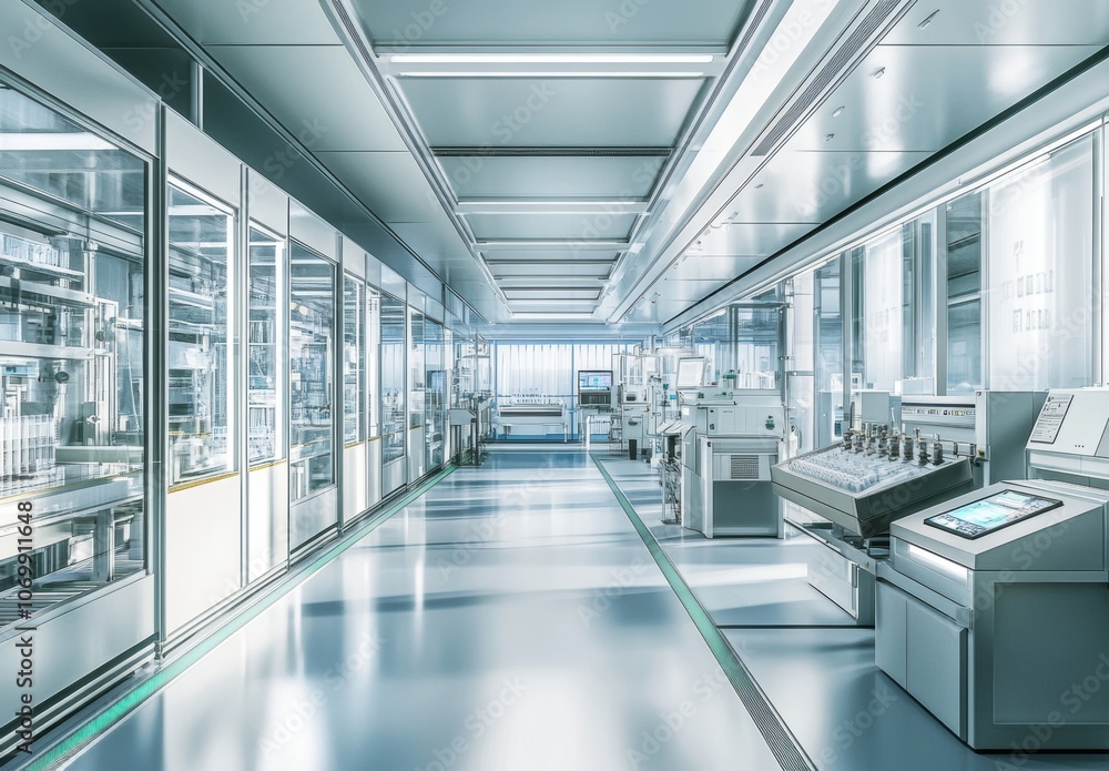 Clean Lab Interior. Clean Lab Interior.