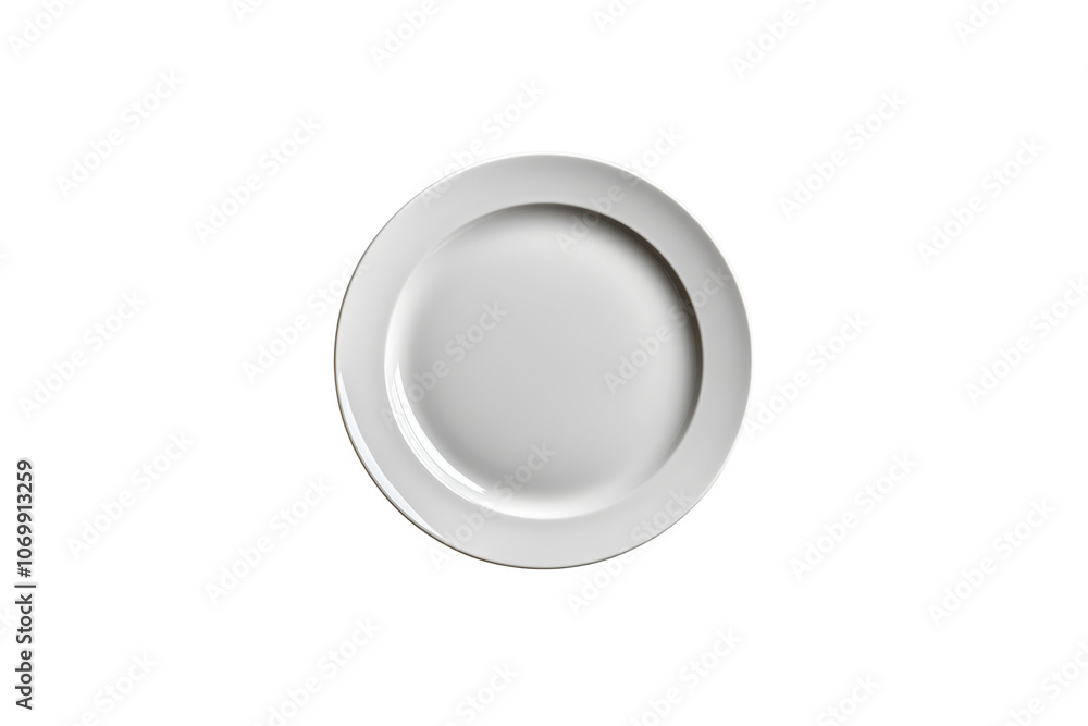 simple white ceramic plate with smooth surface and subtle rim, perfect for serving meals or displaying food simple white ceramic plate with smooth surface and subtle rim, perfect for serving meals or displaying food