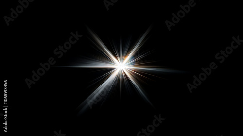 Wallpaper Mural Sun Light Overlay. Sun rays overlay. Sun rays light isolated on black background, overlay design. optics special lens light effect. abstract lens flare light over black background  Torontodigital.ca