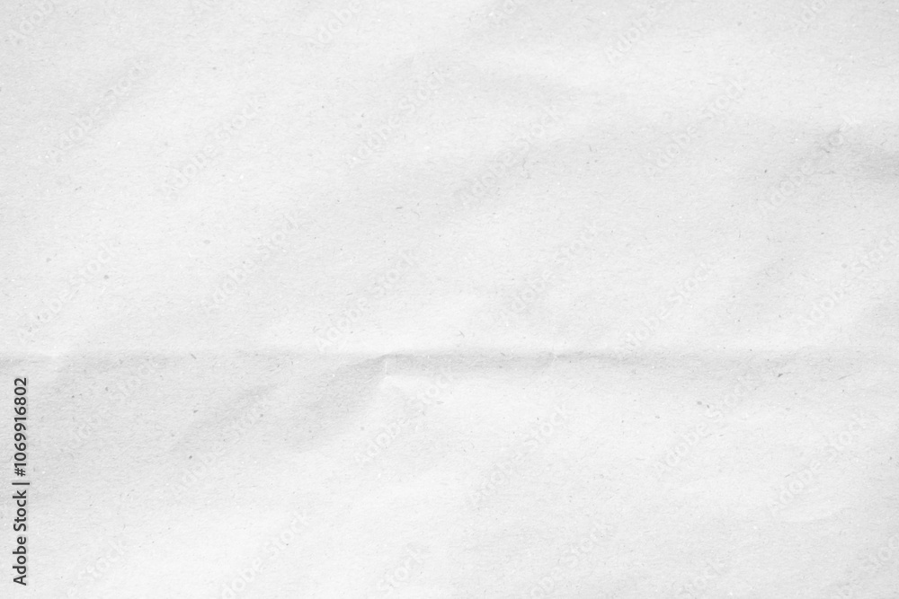Obraz premium White recycled craft paper texture as background. Grey paper texture, Old vintage page or grunge vignette of old newspaper. Pattern rough art creased grunge letter. Hardboard with copy space for text.
