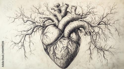 Nature's heart an intricate blend of life and art