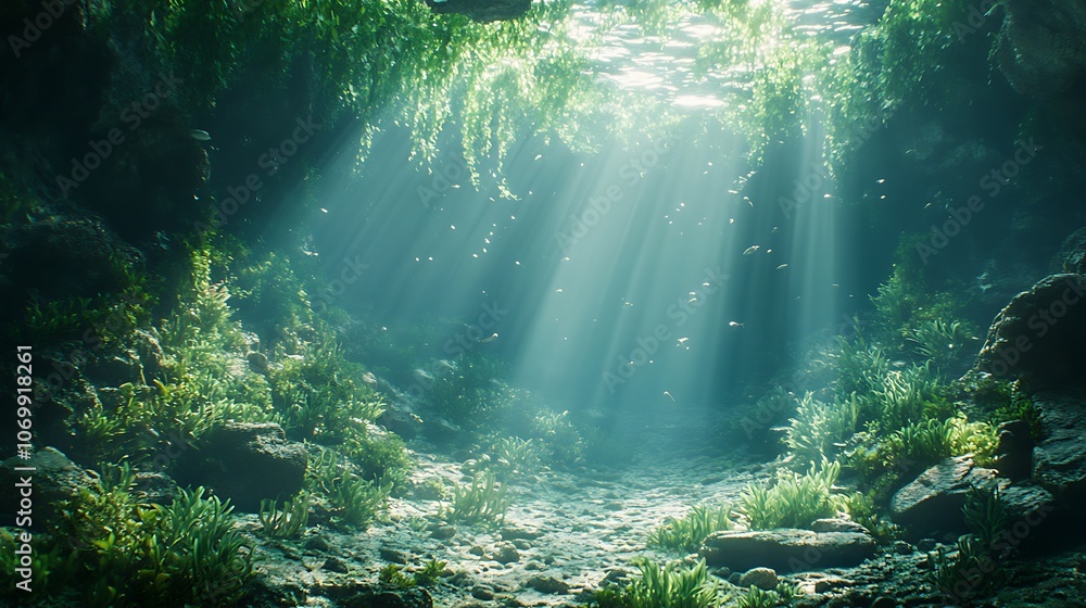 Explore the tranquil beauty of underwater nature Explore the tranquil beauty of underwater nature