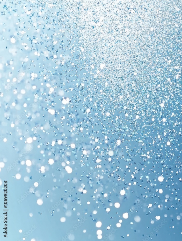 Obraz premium llight blue gradient sparkling background illustration