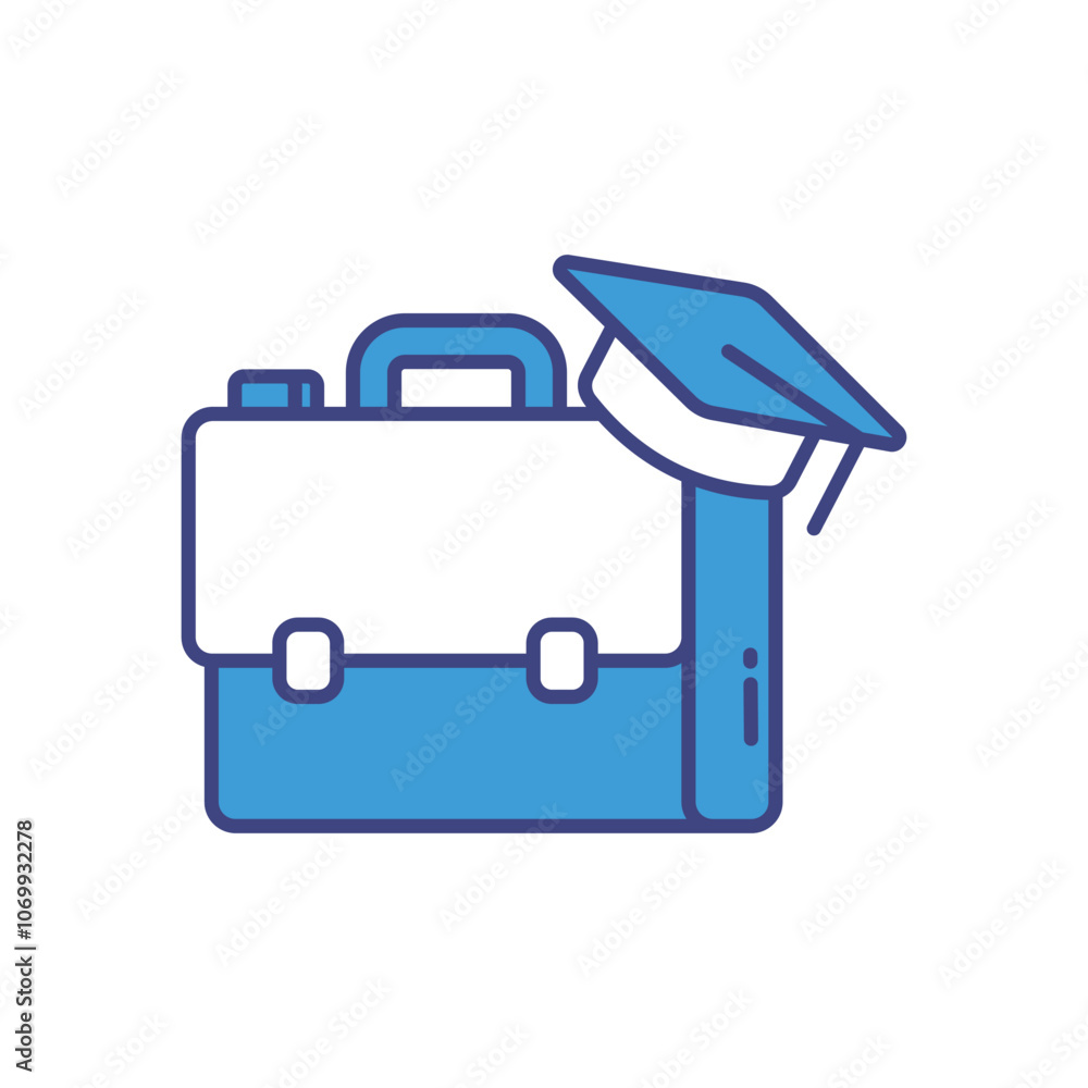 Intern vector icon stock illustration Intern vector icon stock illustration