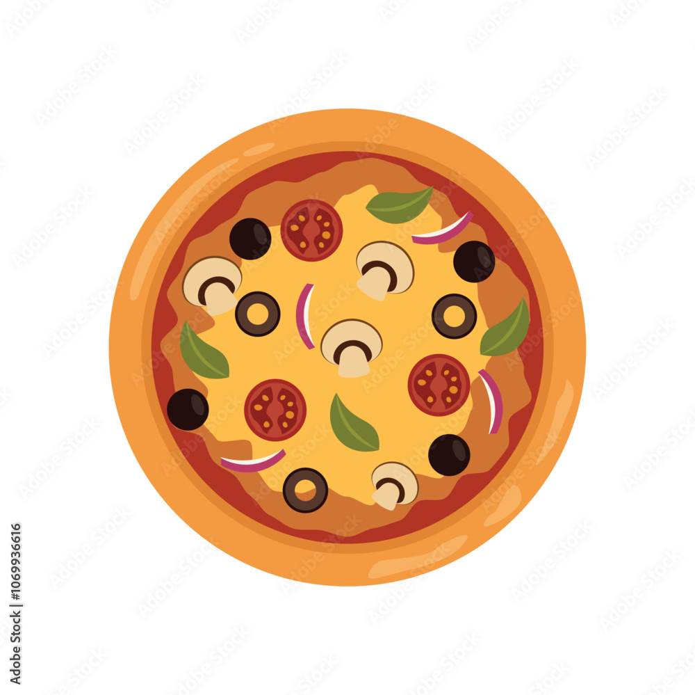 Pizza Vector Illustration - 02 Pizza Vector Illustration - 02