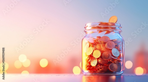 Maximize your savings discover the benefits of using a transparent coin jar for financial management photo