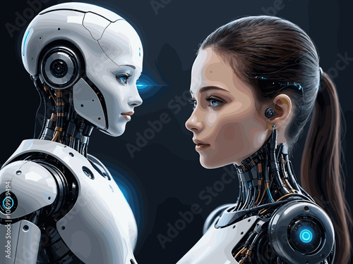 ChatGPT for Chat with AI or Artificial Intelligence. smart AI or artificial intelligence using an artificial intelligence chatbot developed by OpenAI.