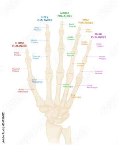 Phalanges of the Hand Anatomy