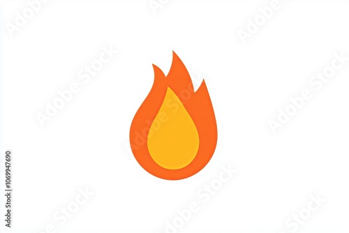 The flame of fire icon