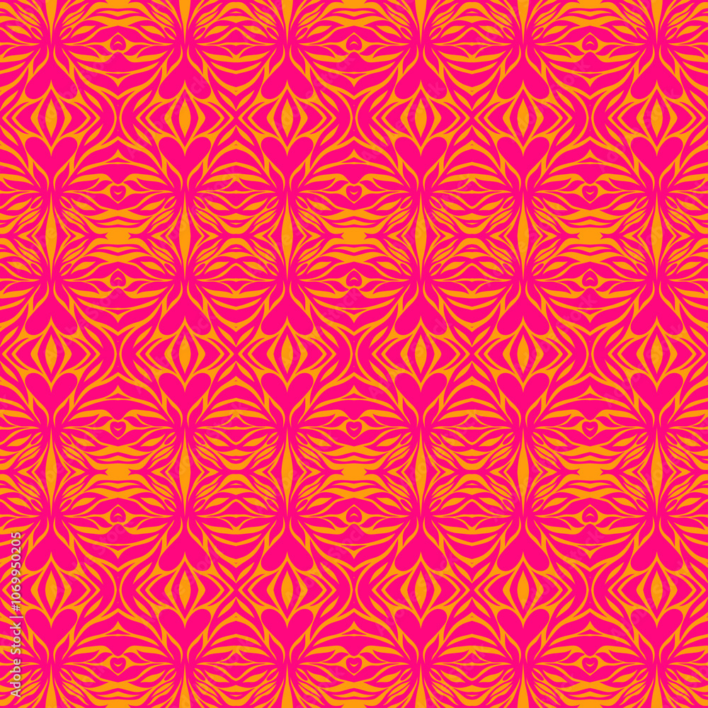 Sunset Geometry of Nature seamless digital paper Sunset Geometry of Nature seamless digital paper