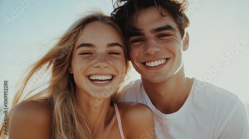 The Happy Couple at Beach