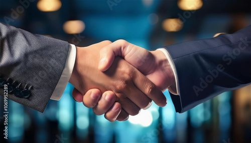 High Definition Company Business Handshake Image