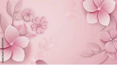 beautiful flower pink background,Enchanting Pink Floral Symphony