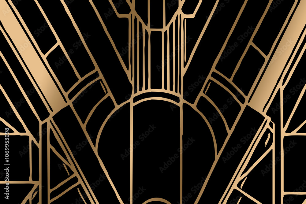 Obraz premium Golden background. Design template for invitation, web, banner, birthday, wedding, business card.