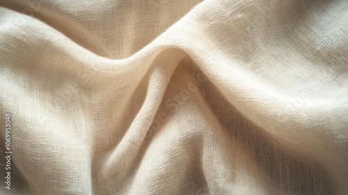 Beige linen texture background, suitable for fashion design or upholstered furniture