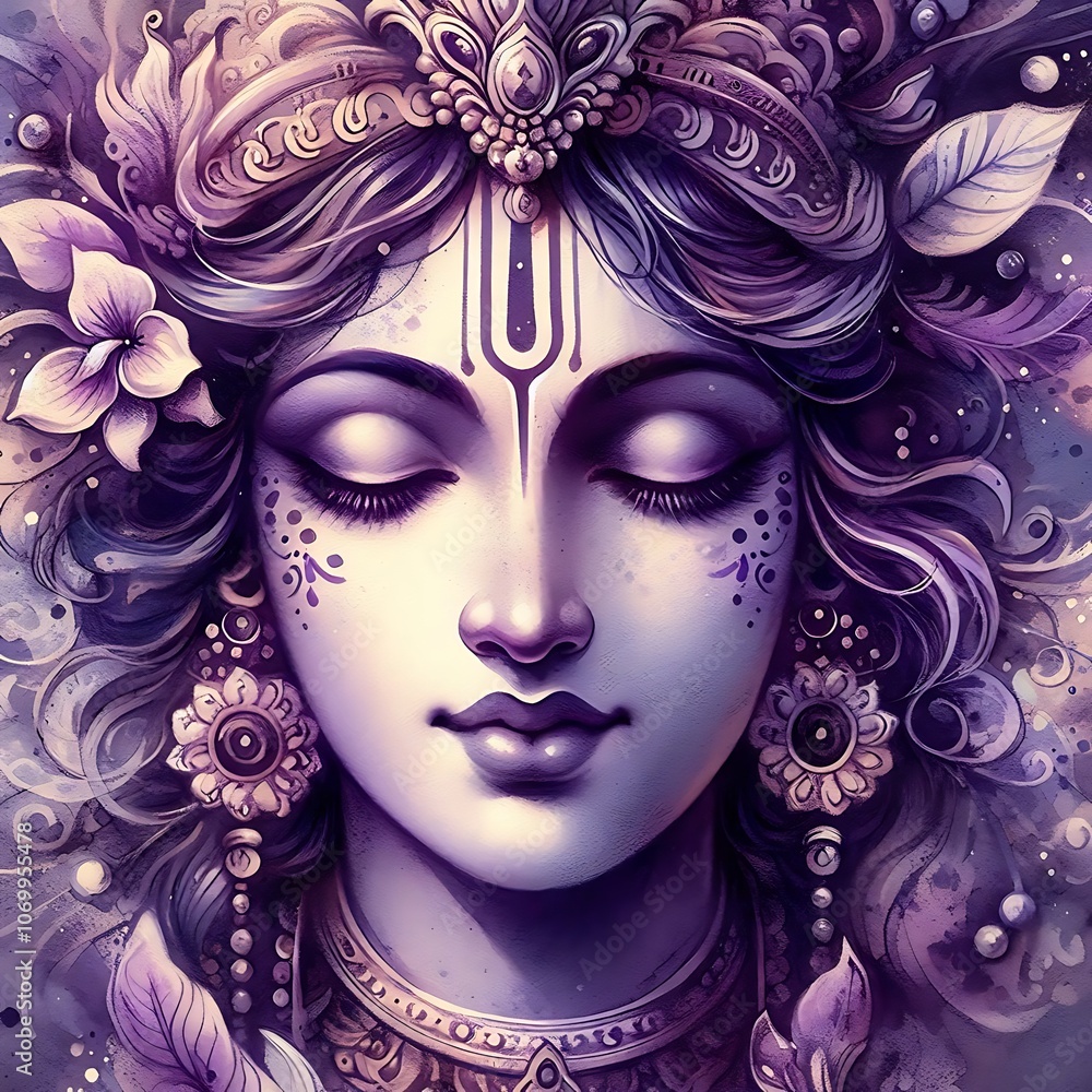 Janmashtami Celebration Illustration Featuring Lord Krishna Janmashtami Celebration Illustration Featuring Lord Krishna