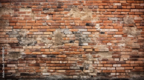 Textured Brick Wall with Rustic Appearance