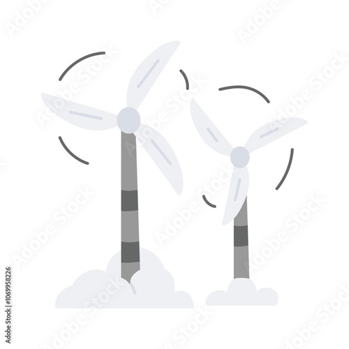 Wind turbines generating renewable energy for a sustainable future