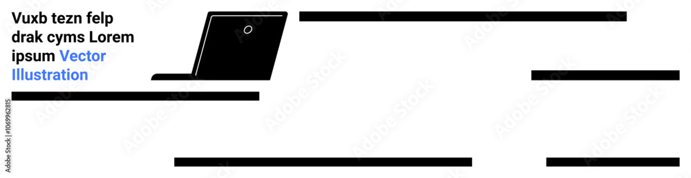 Sleek black laptop open with scattered blocks of text, showcasing headline and sub-headline sections. Ideal for web design, content creation, tech demonstrations, blogs, presentations, e-learning Sleek black laptop open with scattered blocks of text, showcasing headline and sub-headline sections. Ideal for web design, content creation, tech demonstrations, blogs, presentations, e-learning