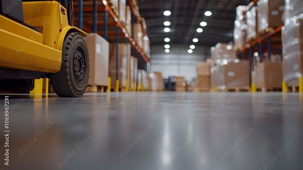 Forklift Wheel in Warehouse. Image Illustration background for presentation and wallpaper Beautiful picture Forklift Wheel in Warehouse. Image Illustration background for presentation and wallpaper Beautiful picture