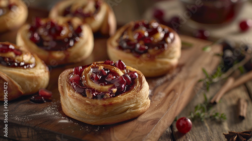 Freshly Baked Cinnamon Rolls with Icing Drizzle