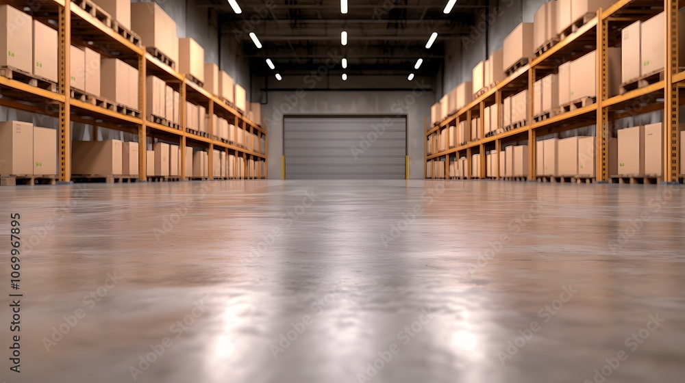 Empty Warehouse Floor. Image Illustration background for presentation and wallpaper Beautiful picture Empty Warehouse Floor. Image Illustration background for presentation and wallpaper Beautiful picture