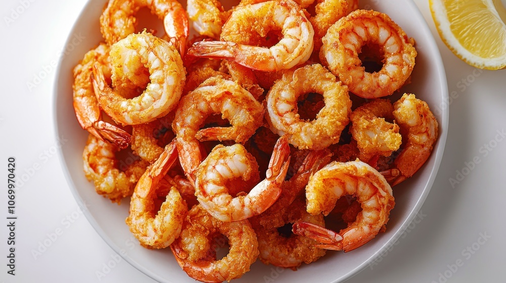 Plate of Crispy Fried Shrimp Plate of Crispy Fried Shrimp