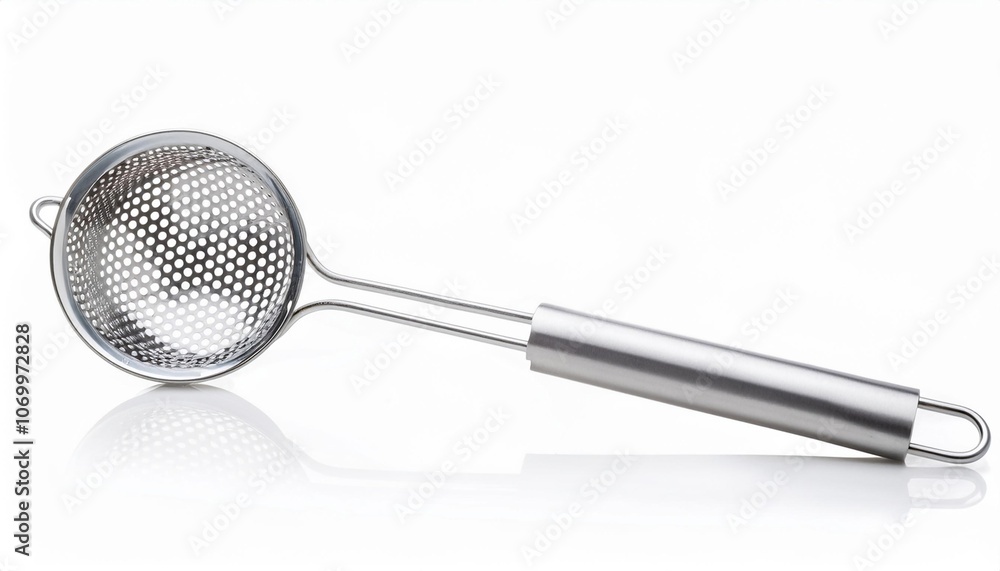 Pasta Server on White Background Isolated. Full Shot of Kitchen Utensils. Pasta Server on White Background Isolated. Full Shot of Kitchen Utensils.