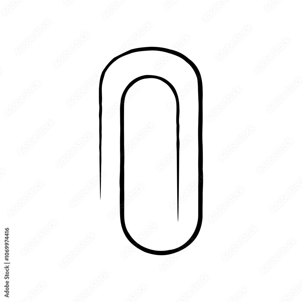 Commercial Shopping Icon - paper clip Commercial Shopping Icon - paper clip