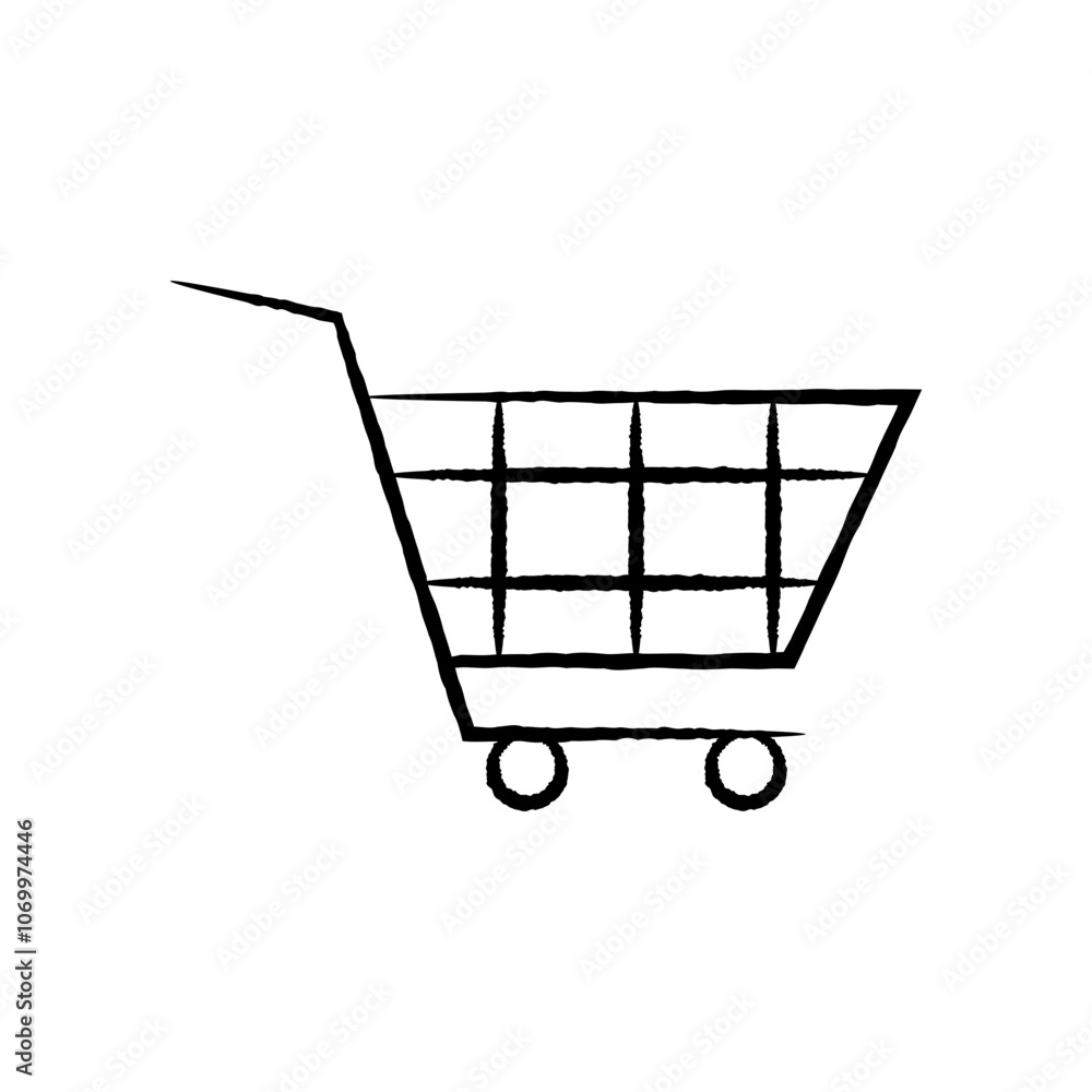 Commercial Shopping Icon - shopping cart Commercial Shopping Icon - shopping cart