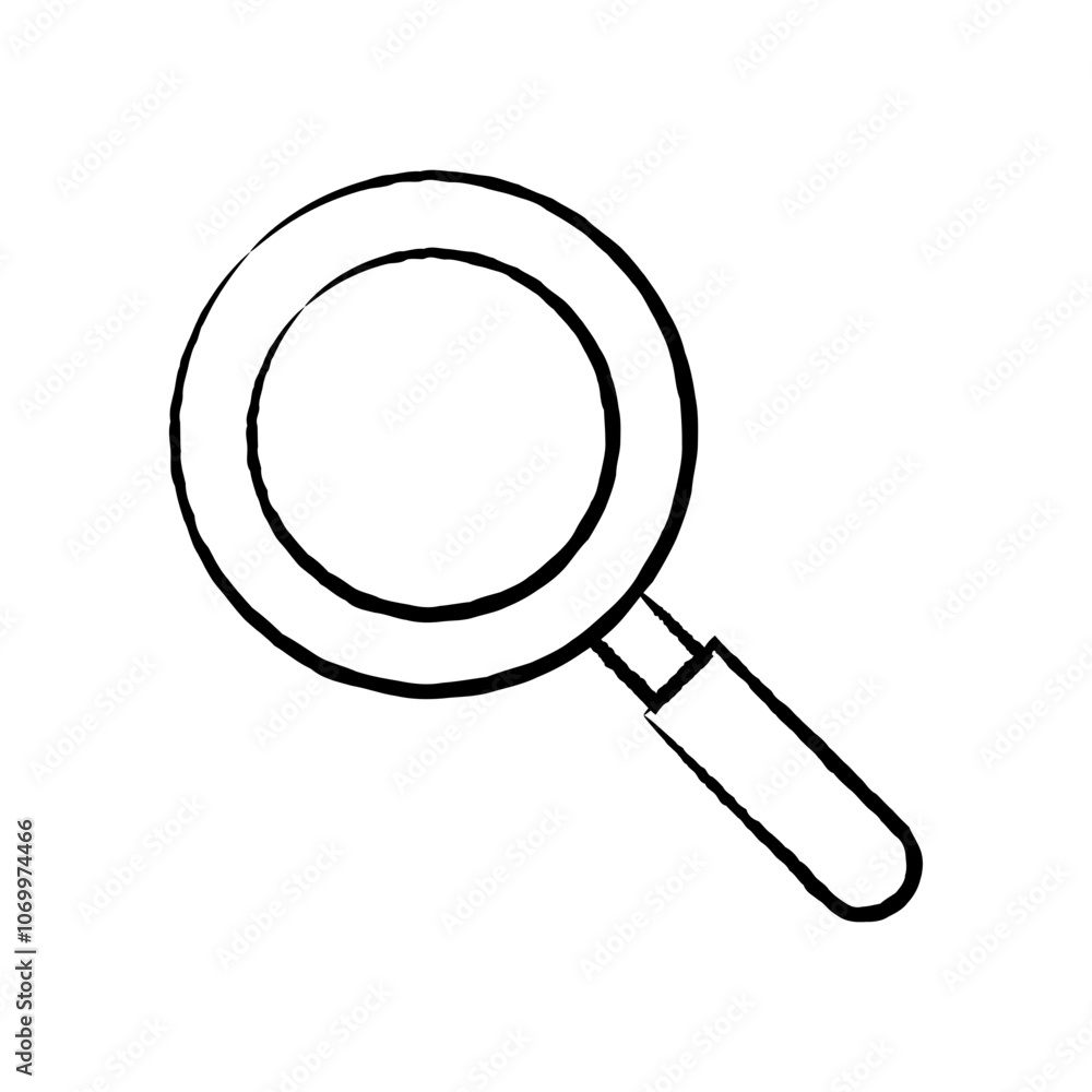 Commercial Shopping Icon - magnifying glass Commercial Shopping Icon - magnifying glass