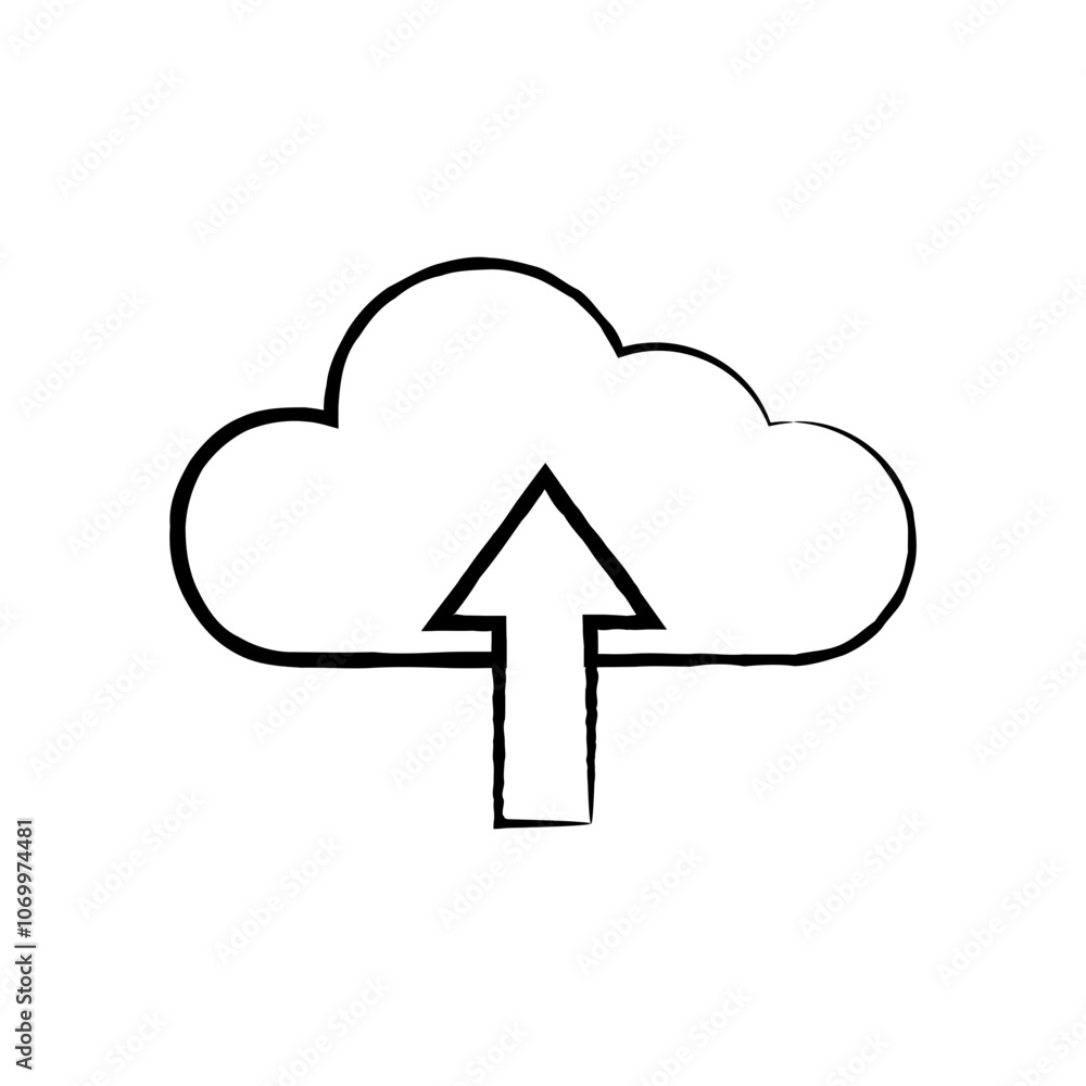 Commercial Shopping Icon - cloud Commercial Shopping Icon - cloud