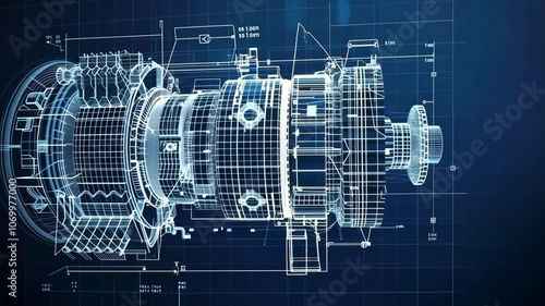 3D turbine design process in engineering software