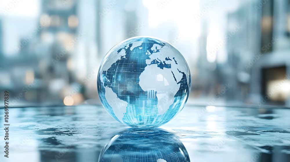 3D Rendering of a Glass Globe Featuring a World Map Against a Stock Market Graph and Financial Data Background, Symbolizing Global Business, Financial Analysis, and Investment Trends, Ideal for Advert 3D Rendering of a Glass Globe Featuring a World Map Against a Stock Market Graph and Financial Data Background, Symbolizing Global Business, Financial Analysis, and Investment Trends, Ideal for Advert