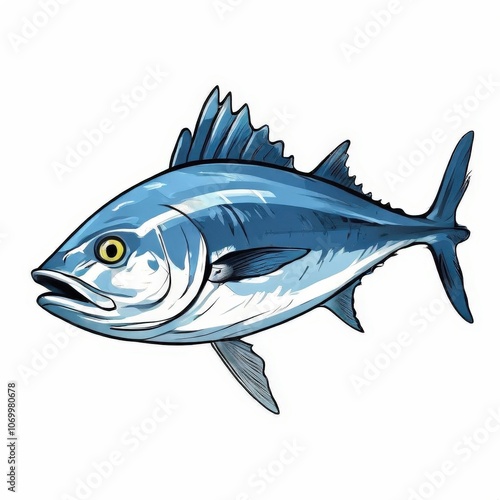 the AI Image Generator, a Bluefin Tuna Fish