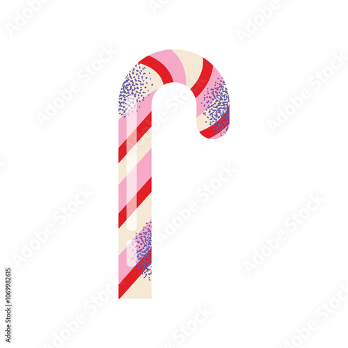 Assorted colorful candies, lollipops, gummies, and sweets with various shapes isolated on a white background. Flat vector illustration. Confectionery, dessert, and sweet treats concept.