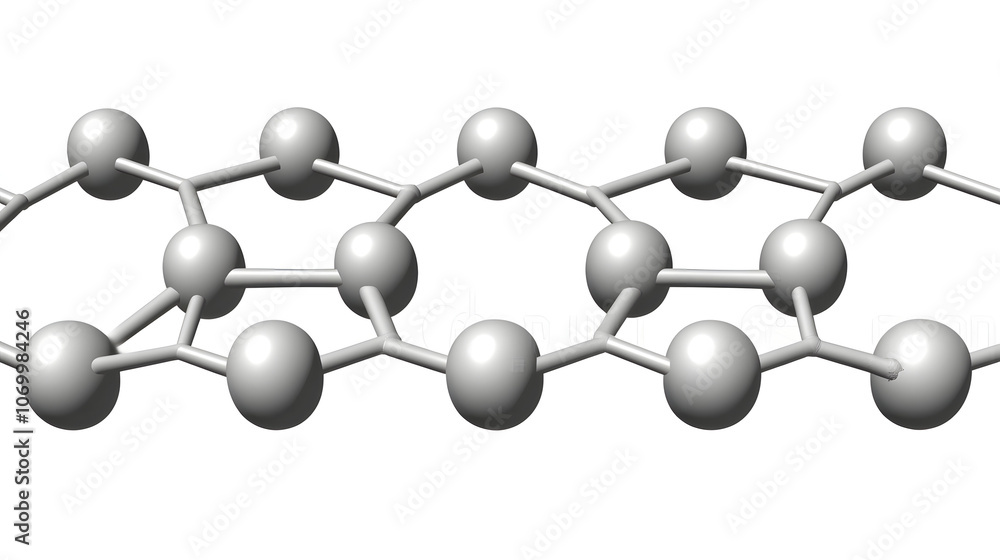Microscopic View of Graphene Structure Displaying Hexagonal Carbon Atom Formation, Highlighting Advanced Nanotechnology, Material Science, and Innovation in Molecular Engineering for Enhanced Strength Microscopic View of Graphene Structure Displaying Hexagonal Carbon Atom Formation, Highlighting Advanced Nanotechnology, Material Science, and Innovation in Molecular Engineering for Enhanced Strength