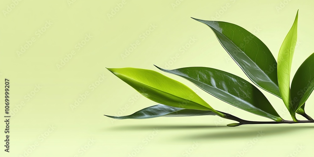 Fototapeta premium Abstract Marketing Background Featuring Floating Red and Green Elements Forming the 3D Digital Representation of 