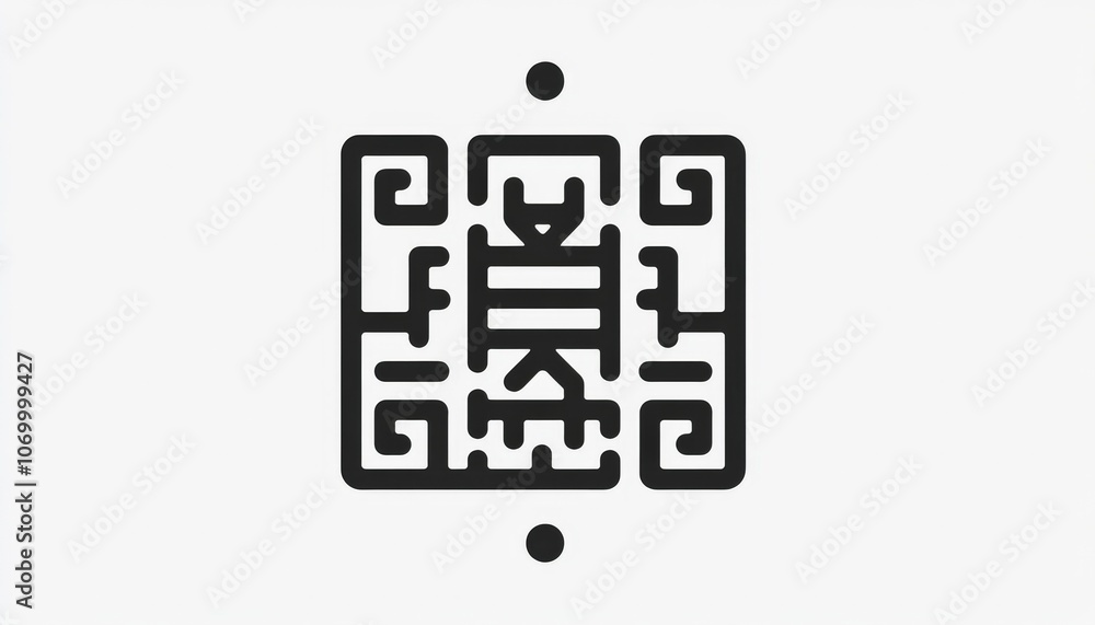 Minimal Icon Representing Retail Barcode Scanner Minimal Icon Representing Retail Barcode Scanner