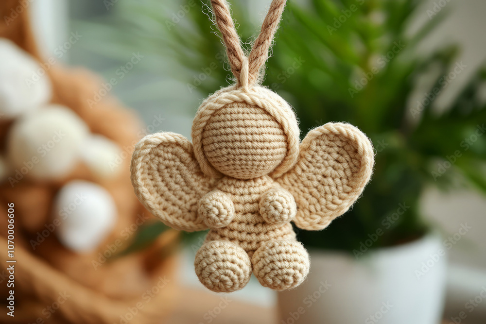 Adorable handmade crochet angel doll brings joy to your home decor and gifts Adorable handmade crochet angel doll brings joy to your home decor and gifts