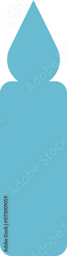 candle chrismas element illustration icon