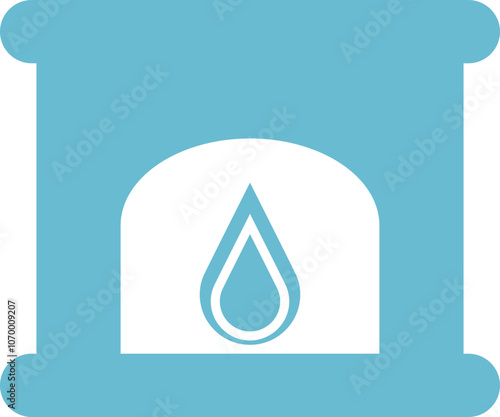 fireplace chrismas element illustration icon