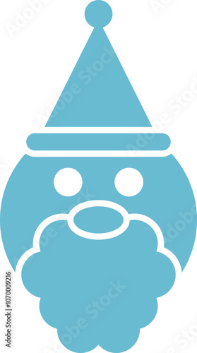 santa chrismas element illustration icon