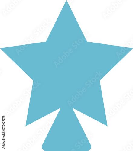 star chrismas element illustration icon