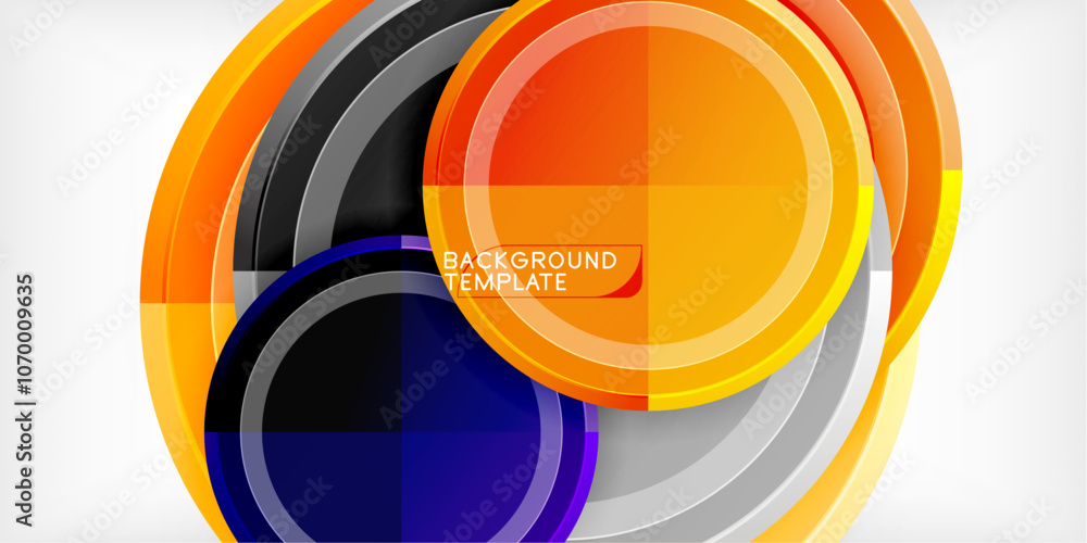 Minimal geometric abstract background. Circle triangle design Minimal geometric abstract background. Circle triangle design