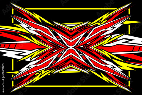 design vector background racing, wrap car, decal car with modern line patterns and elegant colors