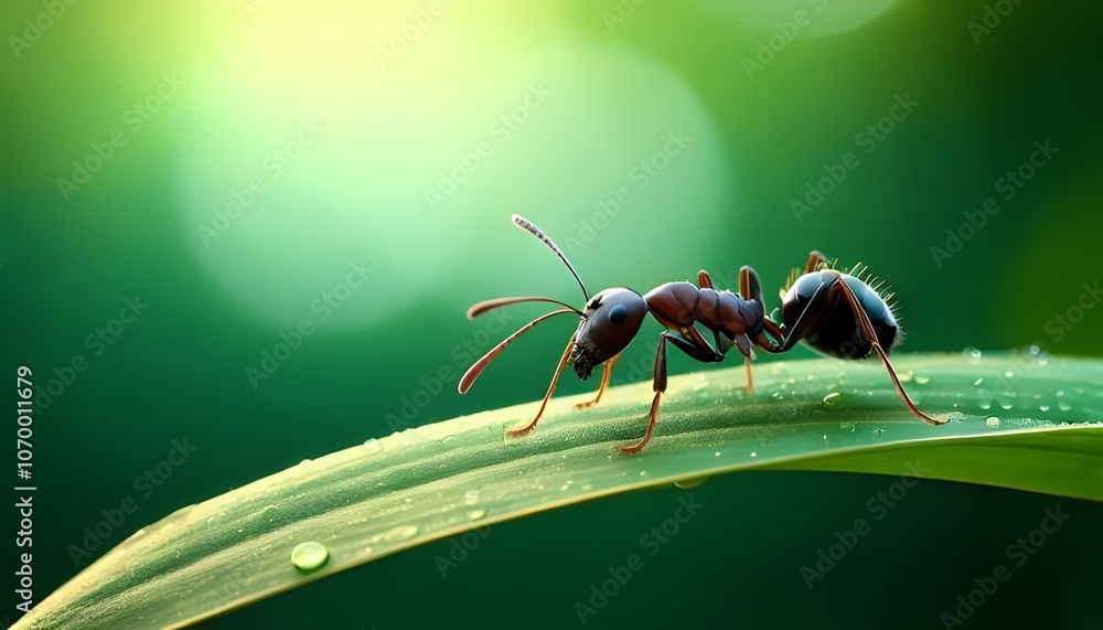 Ants on leaves, sharp details Smooth bokeh Natural macro images. Ants on leaves, sharp details Smooth bokeh Natural macro images.