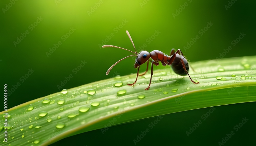 Ants on leaves, sharp details Smooth bokeh Natural macro images. Ants on leaves, sharp details Smooth bokeh Natural macro images.