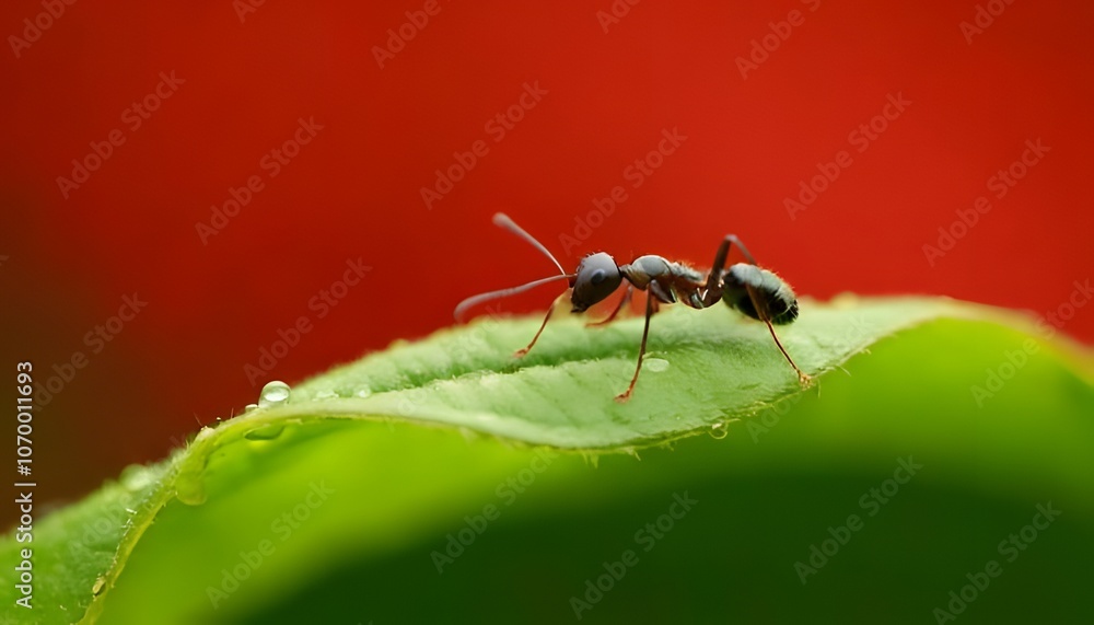 Ants on leaves, sharp details Smooth bokeh Natural macro images. Ants on leaves, sharp details Smooth bokeh Natural macro images.